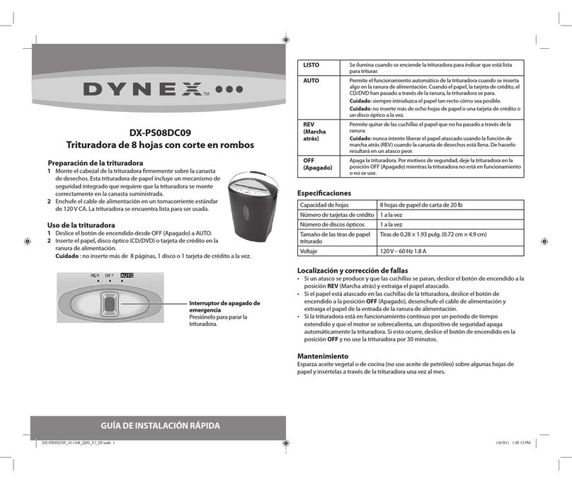 Dynex DX-PS08DC09 User manual Dynex DX-PS08DC09 User manual