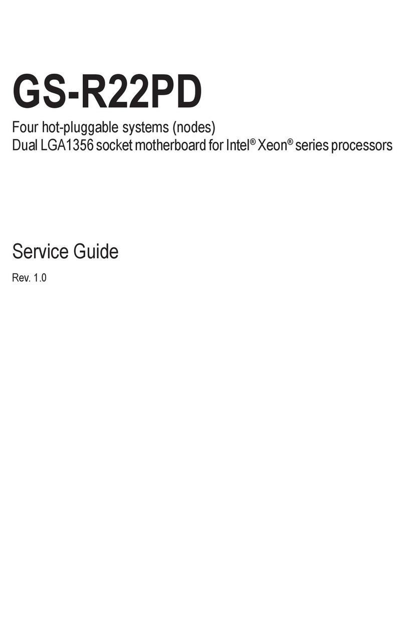 Gigabyte GS-R22PD User manual