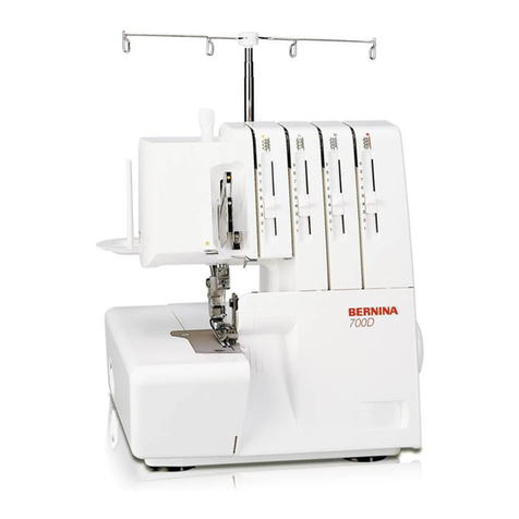 Bernina Serger 700D instruction manual