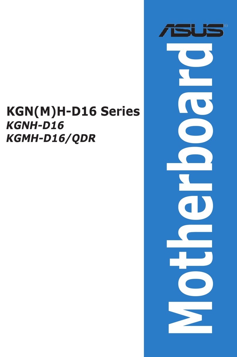 Asus KGMH-D16 QDR user guide