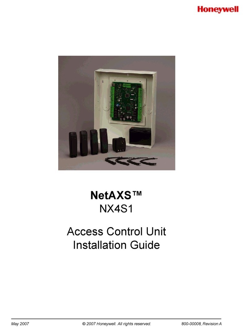 Honeywell NetAXS NX4S1 User manual