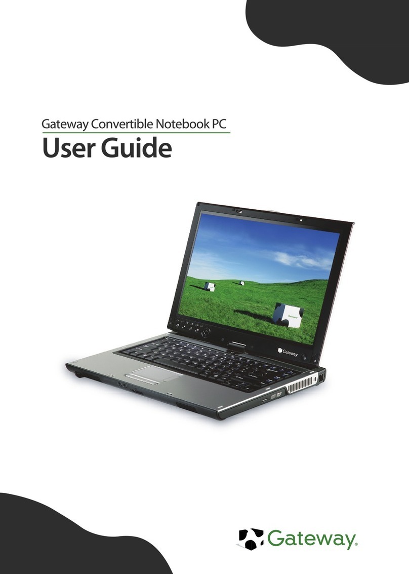 Gateway T2330 - C-141x Convertable Tablet PC User manual