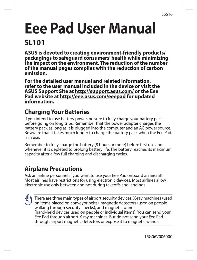 Asus SL101-A1-BR User manual