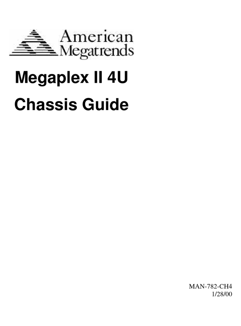 American Megatrends Megaplex II 4U Guide User manual
