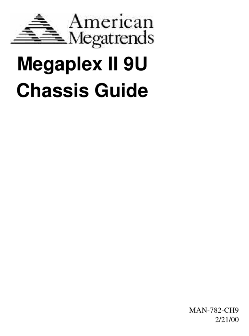 American Megatrends Megaplex II 9U Guide User manual