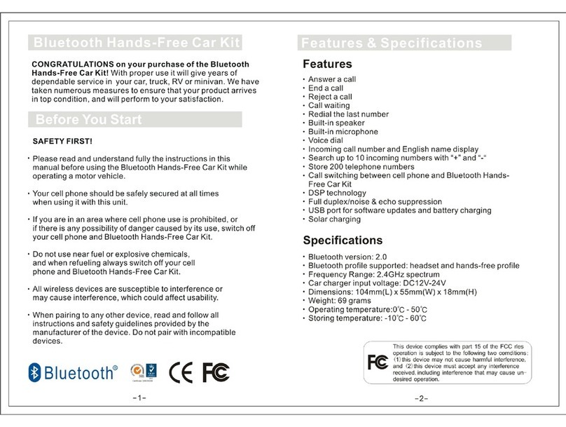 Nextar NXBT-002 manual