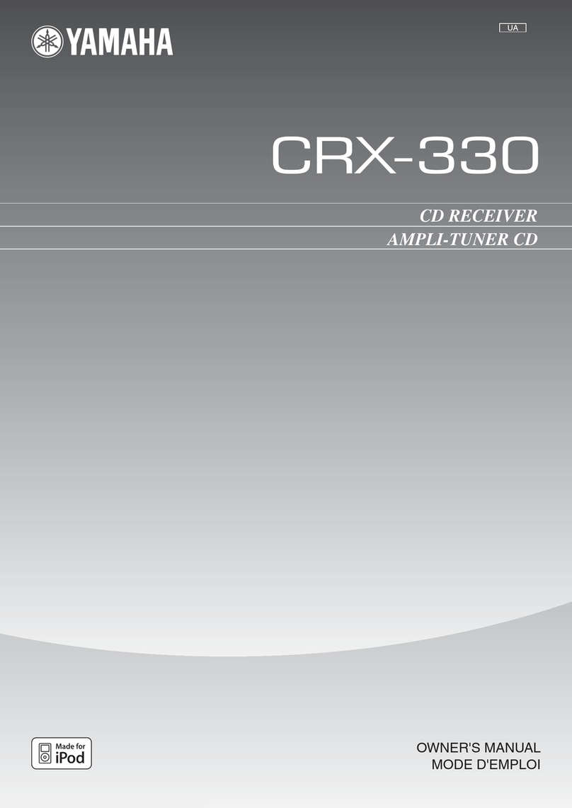 Yamaha MCR-330 User manual