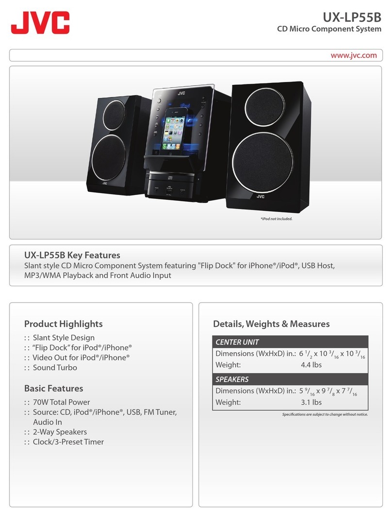 JVC UX-LP55B User guide