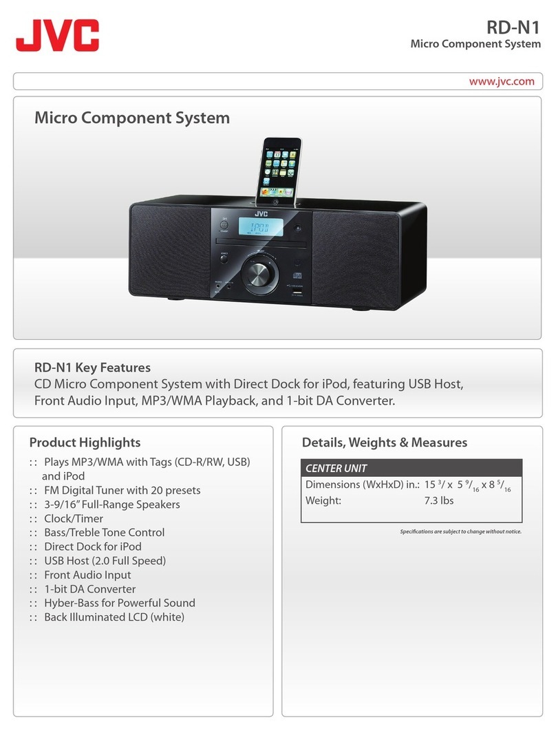 JVC RD-N1 User guide