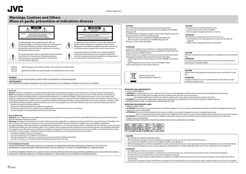 JVC RD-N1 User manual
