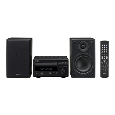 Denon D-M38 Dimensions Denon D-M38 Dimensions
