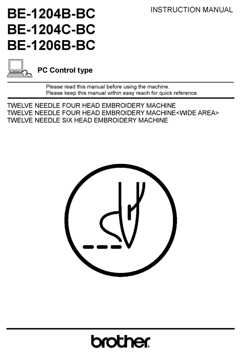 Brother BE-1204B User manual