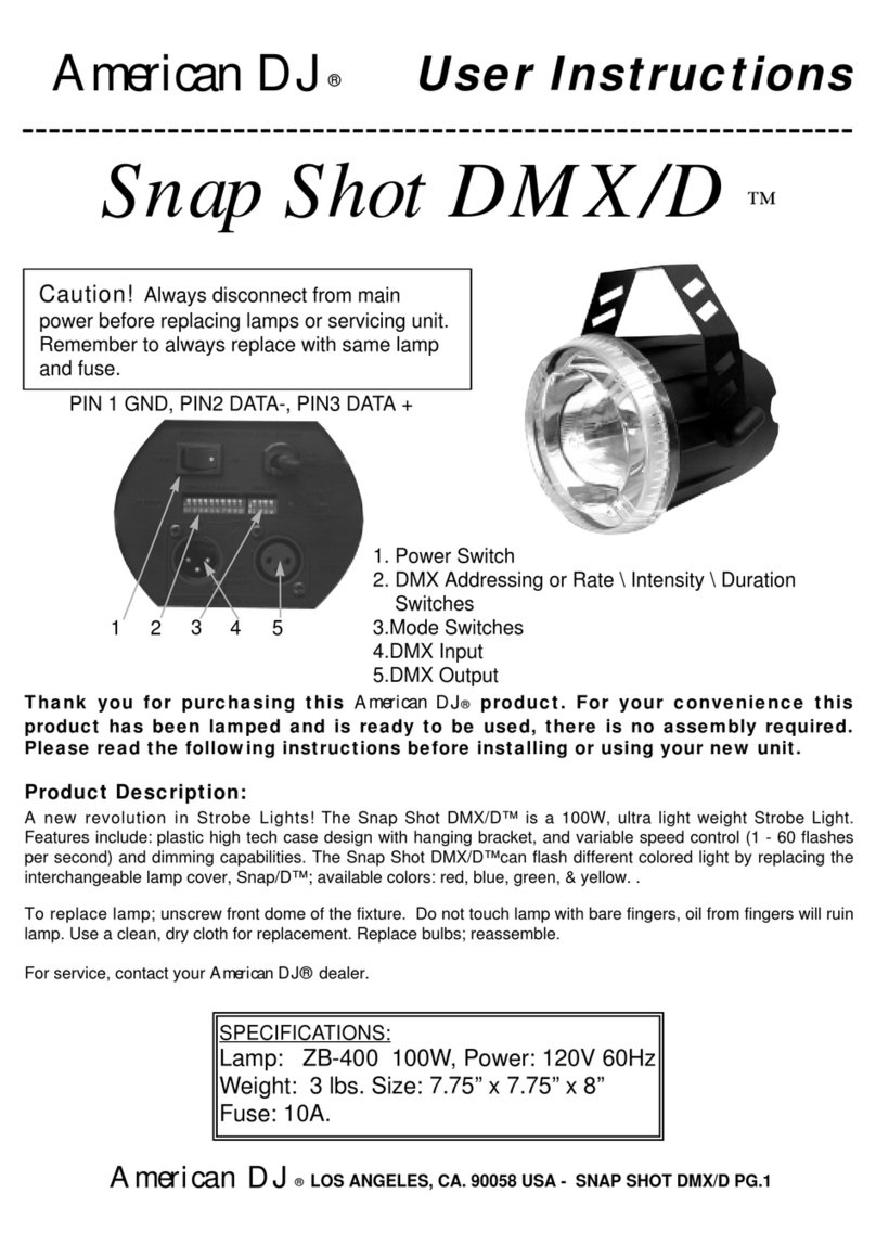 American DJ Snap Shit DMX/D User manual