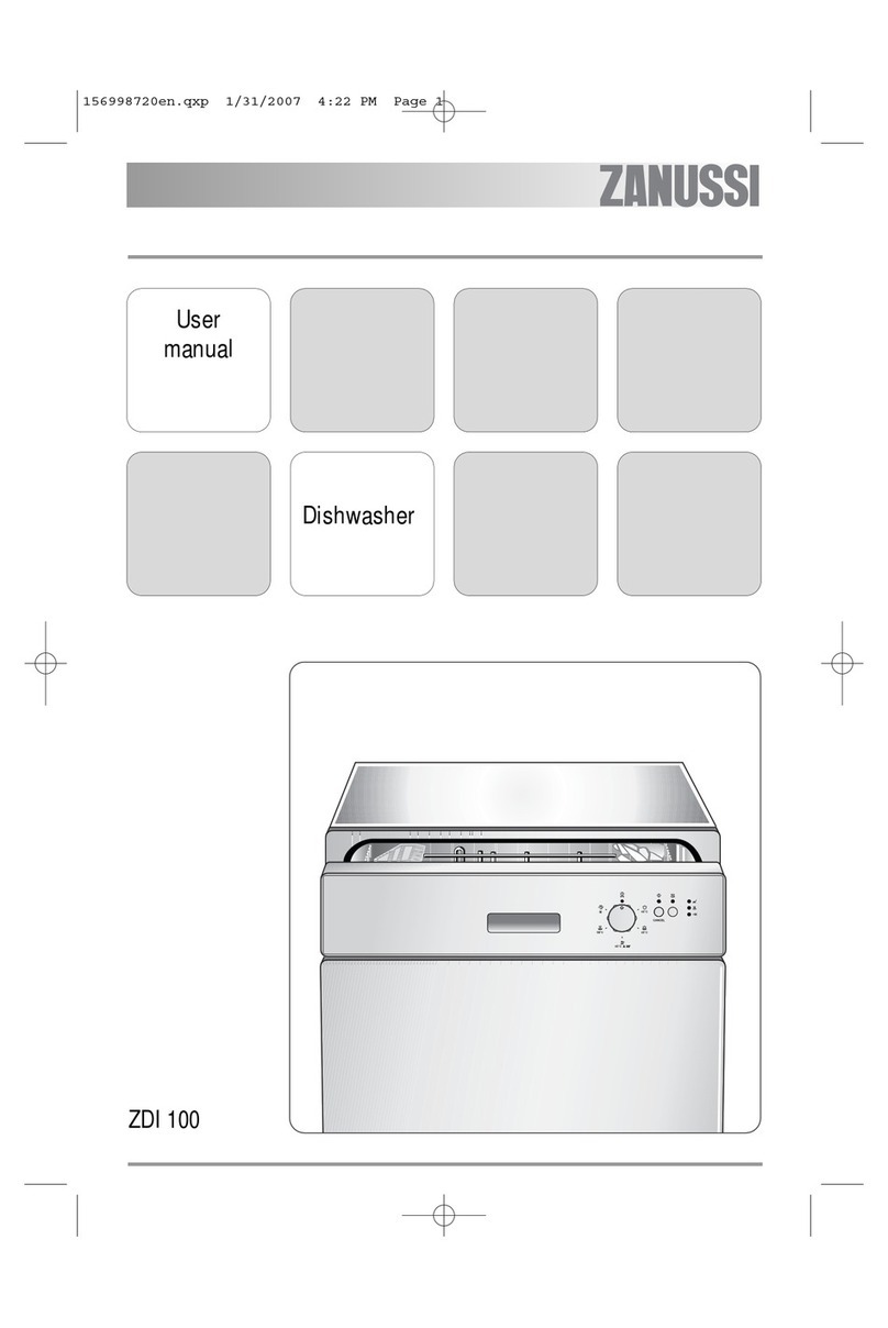 Zanussi ZDI 100 User manual Zanussi ZDI 100 User manual