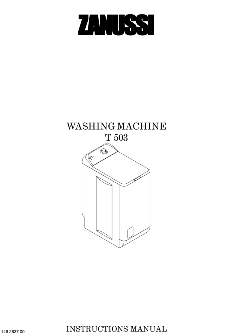 Zanussi T 503 User manual