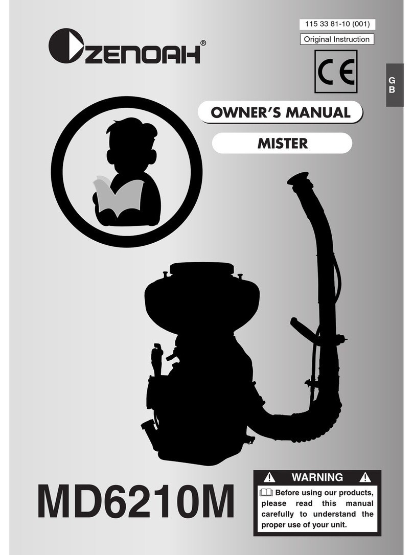Zenoah MD6210M owner's manual