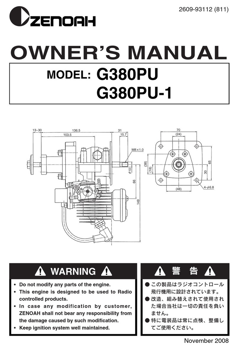 Zenoah G380PU User manual Zenoah G380PU User manual
