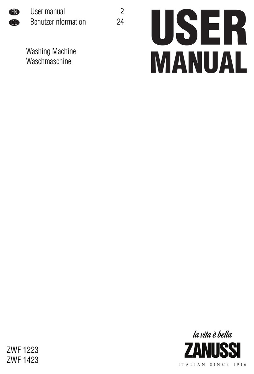 Zanussi ZWF 1423 User manual