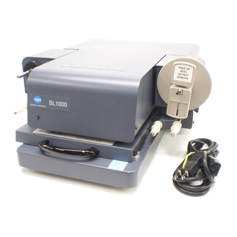 Konica Minolta SL1000 Microfiche User manual