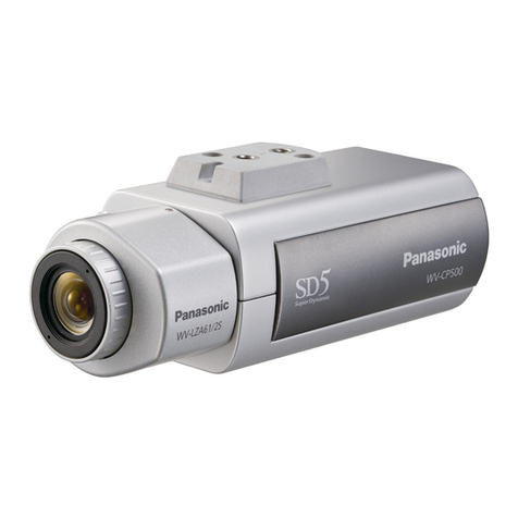 Panasonic WV-CP500 series User manual
