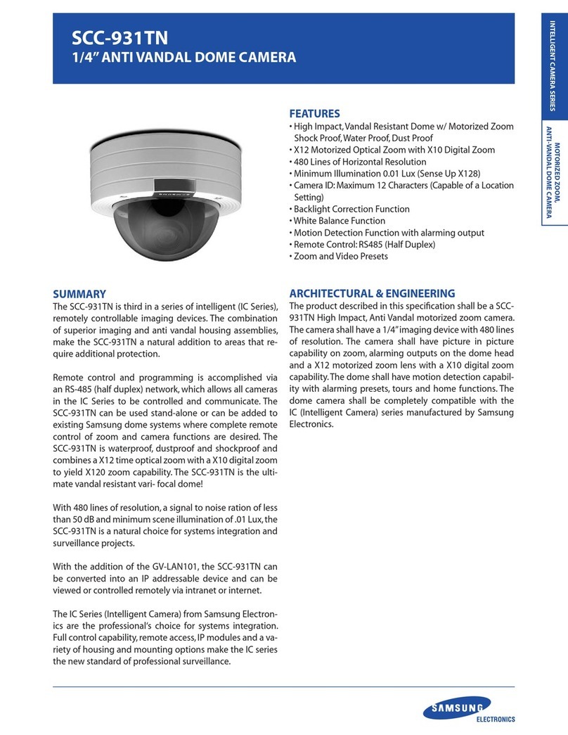 Samsung SCC-931TN User manual