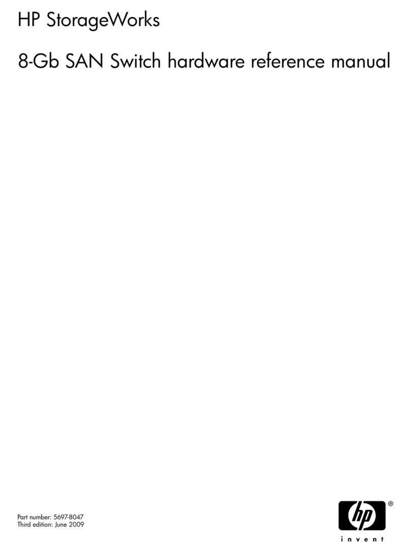HP StorageWorks 8/40 - SAN Switch Quick user guide