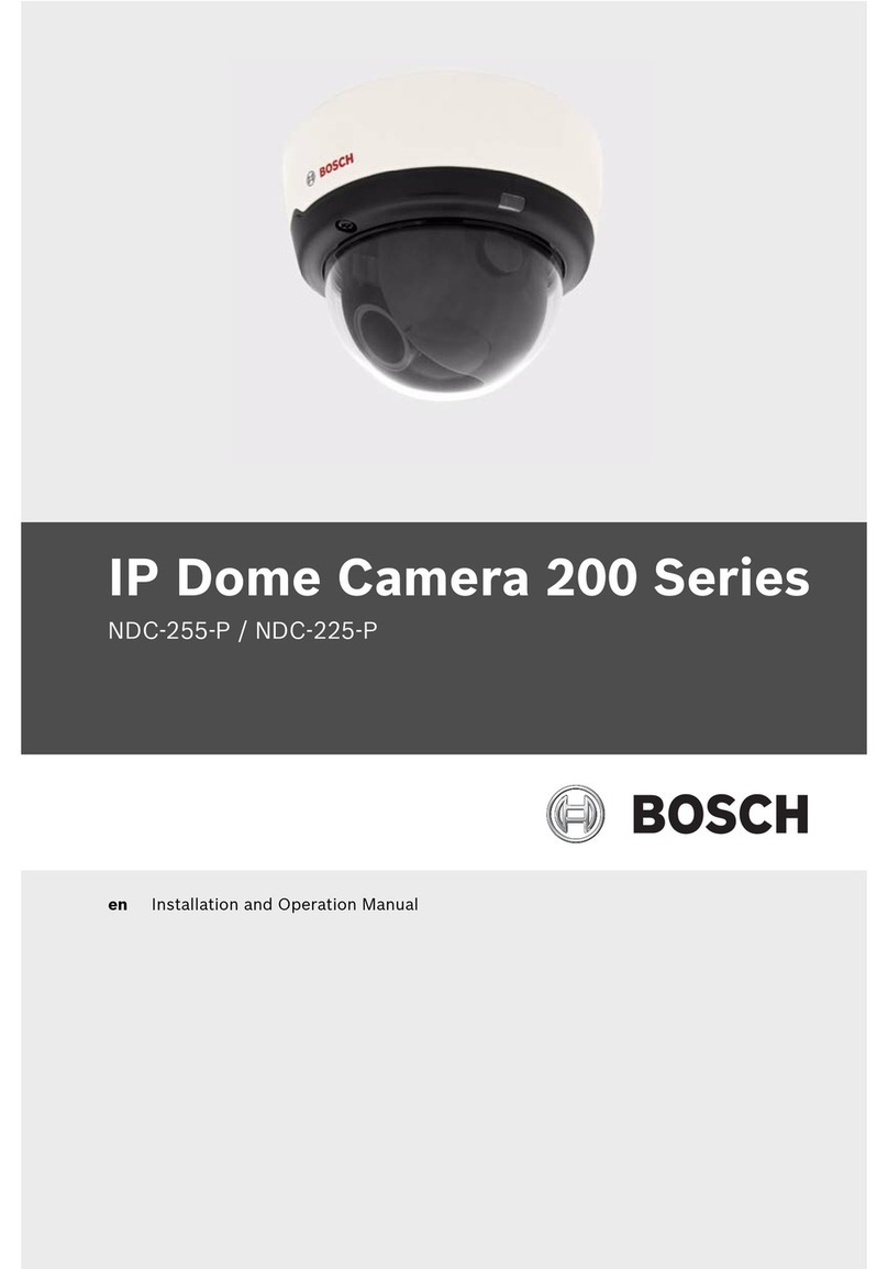 Bosch NDC-225-P User manual Bosch NDC-225-P User manual