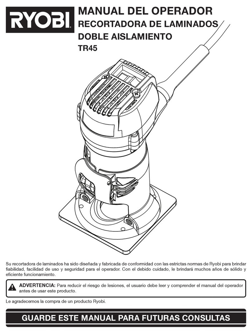 Ryobi TR45K Operator's manual