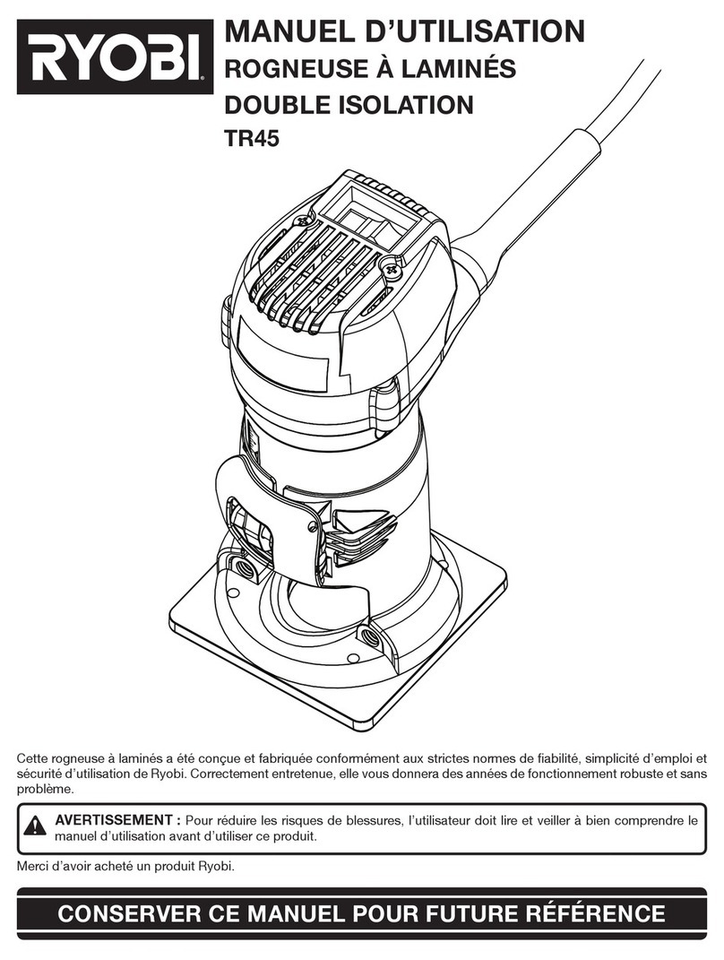 Ryobi TR45K User manual