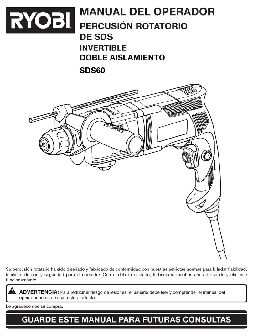 Ryobi SDS60K Manual del operador