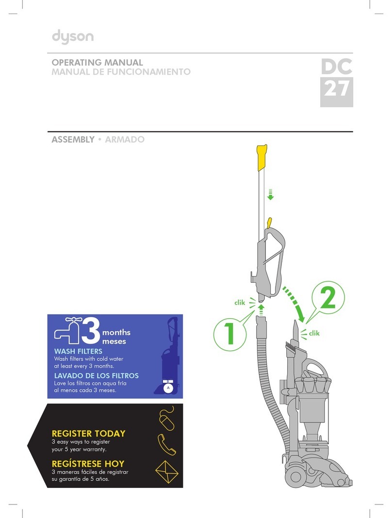 Dyson DC27 User manual Dyson DC27 User manual