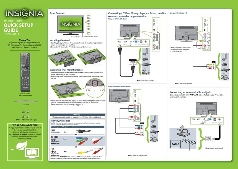 Insignia NS-26E340A13 User manual