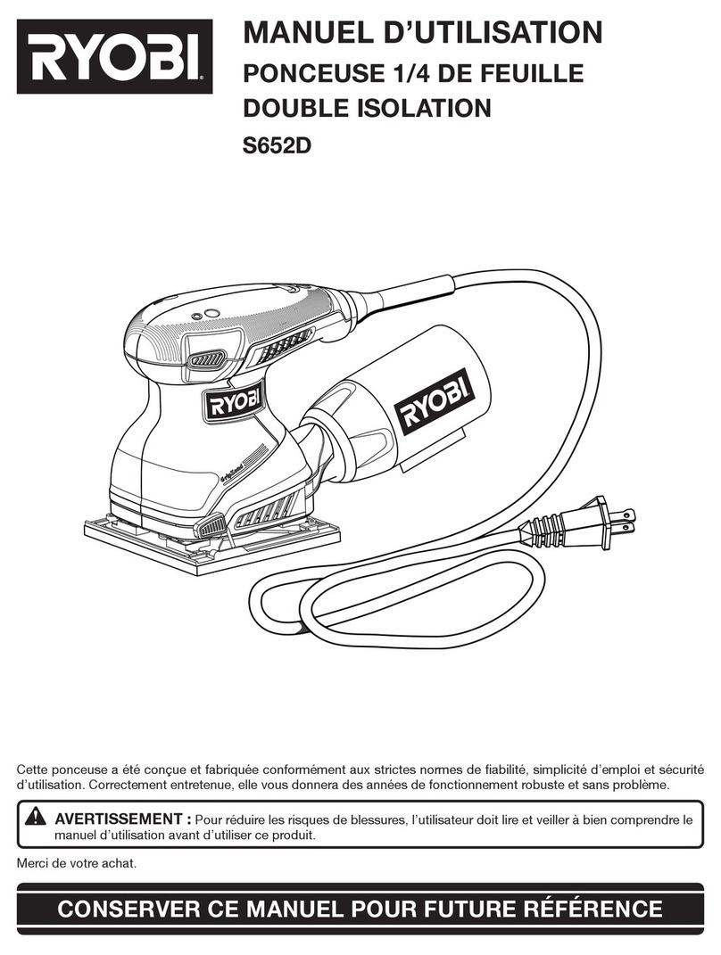 Ryobi S652DK Manuel d'utilisation