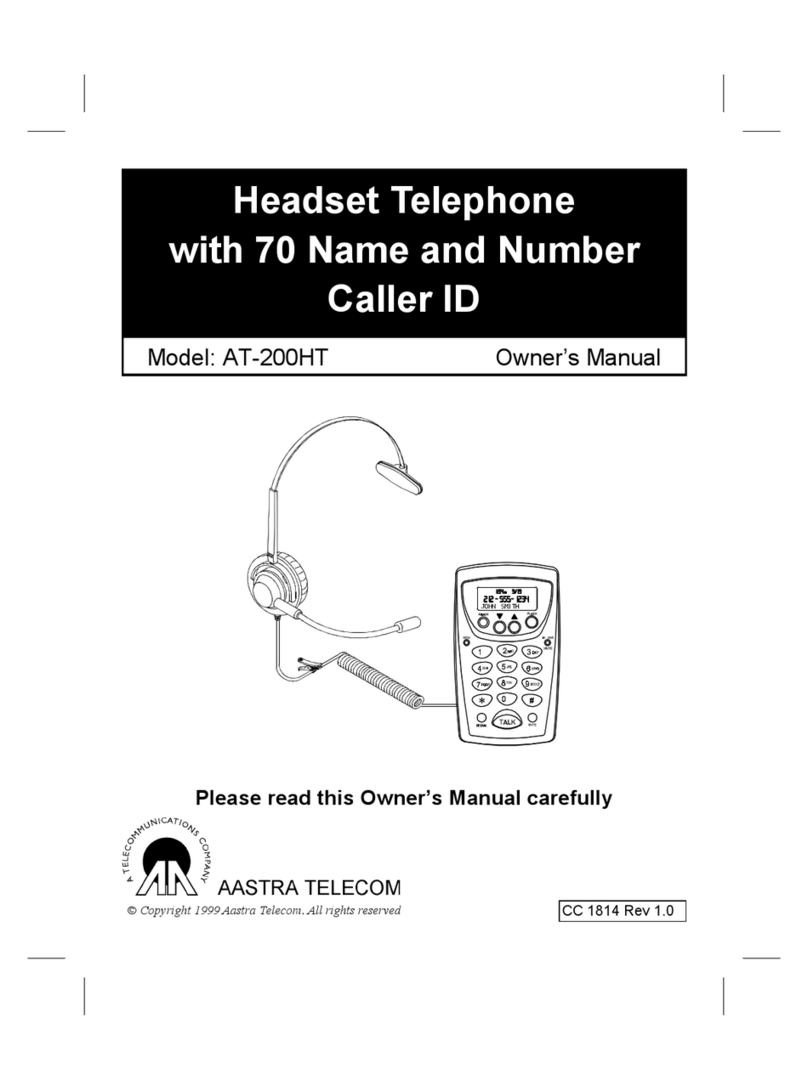 Aastra AT-200HT Owner's owner's manual