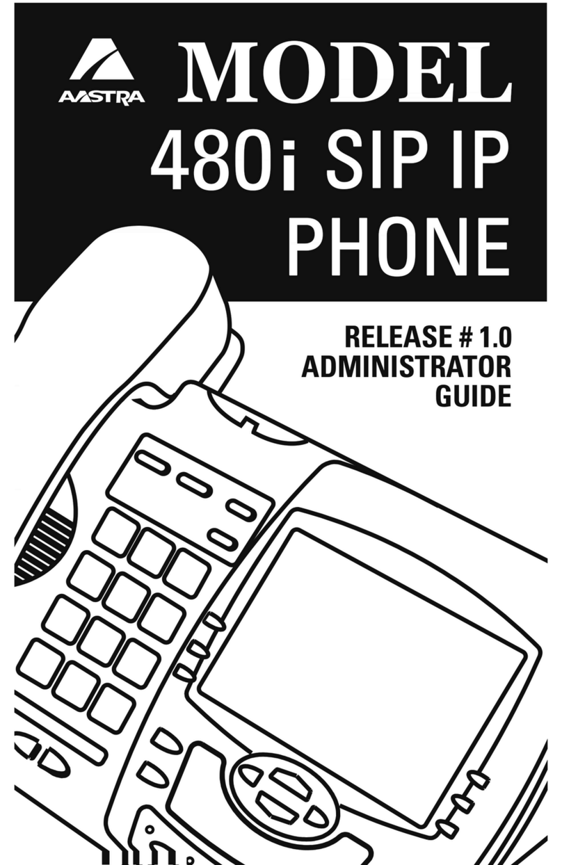 Aastra SIP 480i Service manual