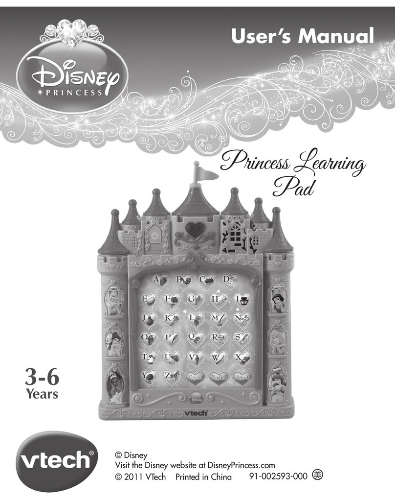 V-tech Princess Learning Pad User manual