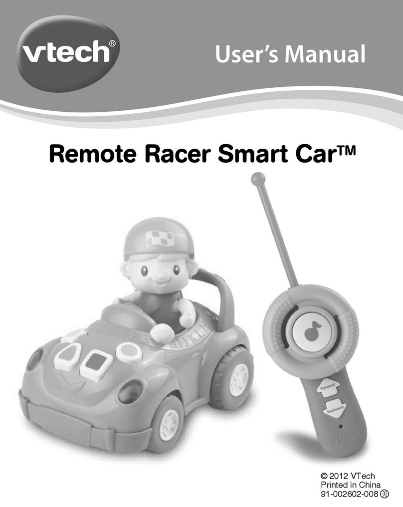 V-tech Remote Racer Smart Car User manual