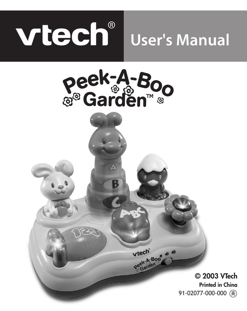 V-tech Peek-A-Boo Garden User manual