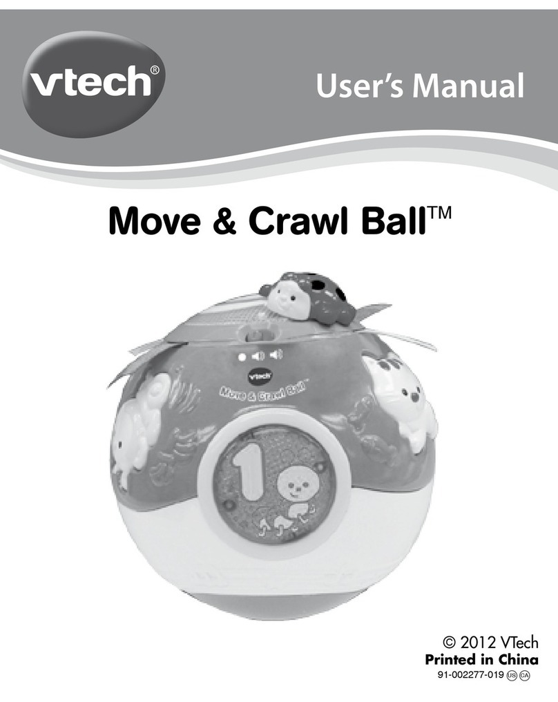 V-tech Move & Crawl Ball Pink User manual V-tech Move & Crawl Ball Pink User manual