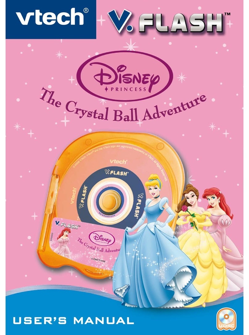V-tech V.Flash: Disney Princesses The Crystal Ball... user manual