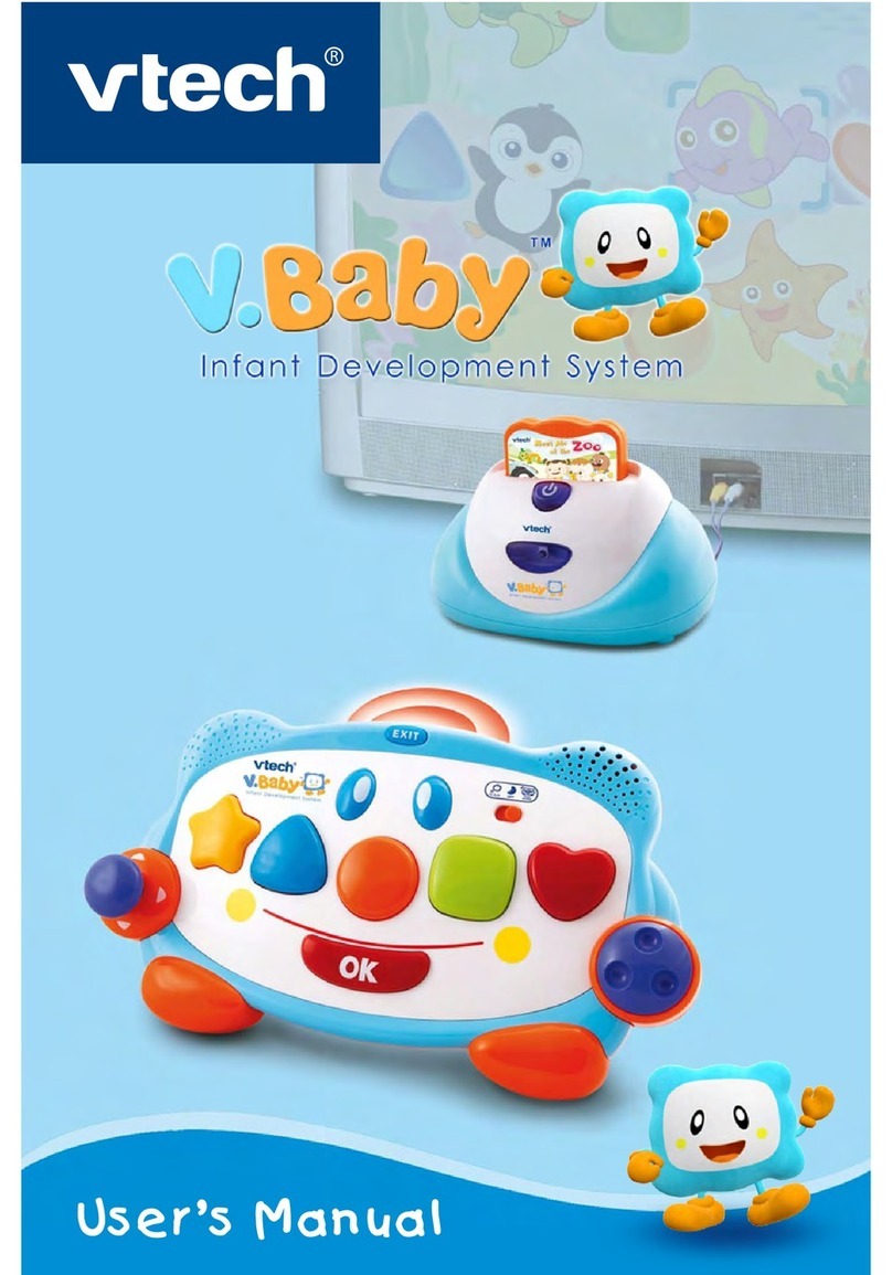 V-tech V.Baby Infant Learning System  Meet Me at the Zoo Baby Smartridge... User manual