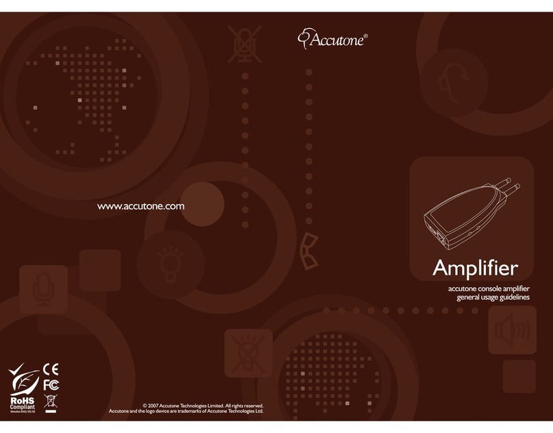 Accutone ATP550 General usage guidelines