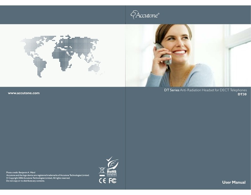 Accutone DT30 User manual