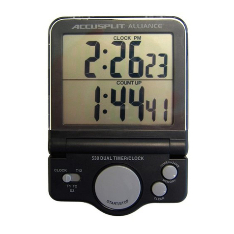 Accusplit Alliance AL530 operating instructions