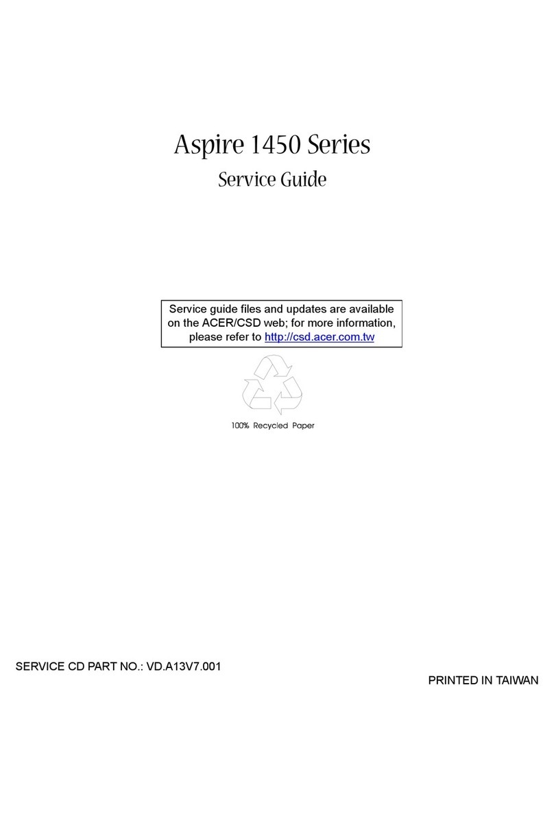Acer Aspire 1450 Series User manual Acer Aspire 1450 Series User manual