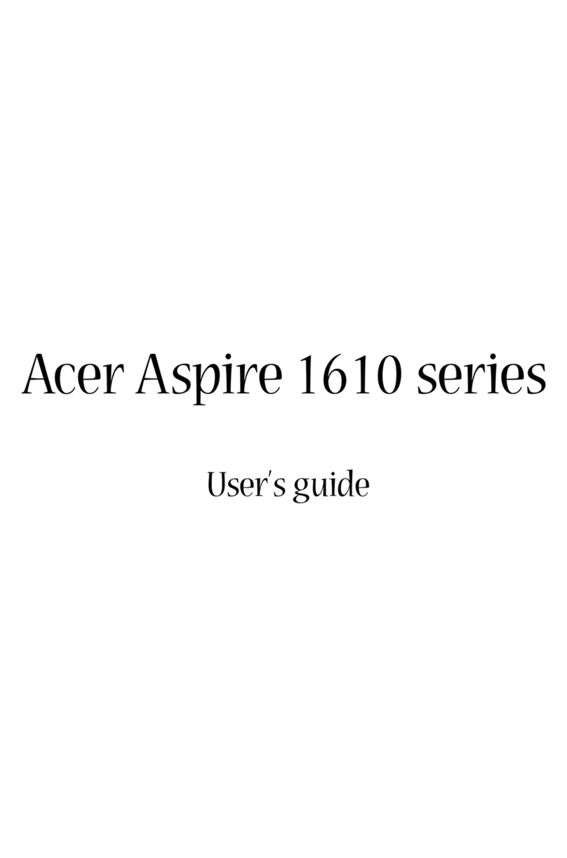 Acer Aspire 1610 series user guide