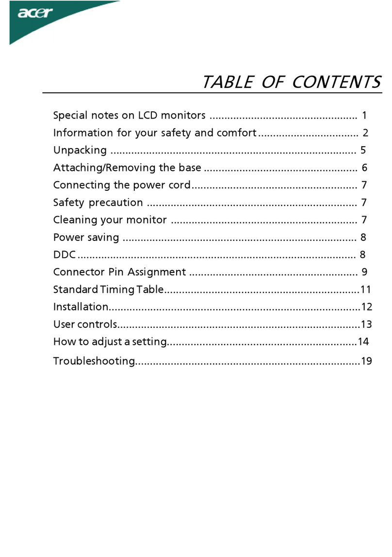 Acer P241W User manual