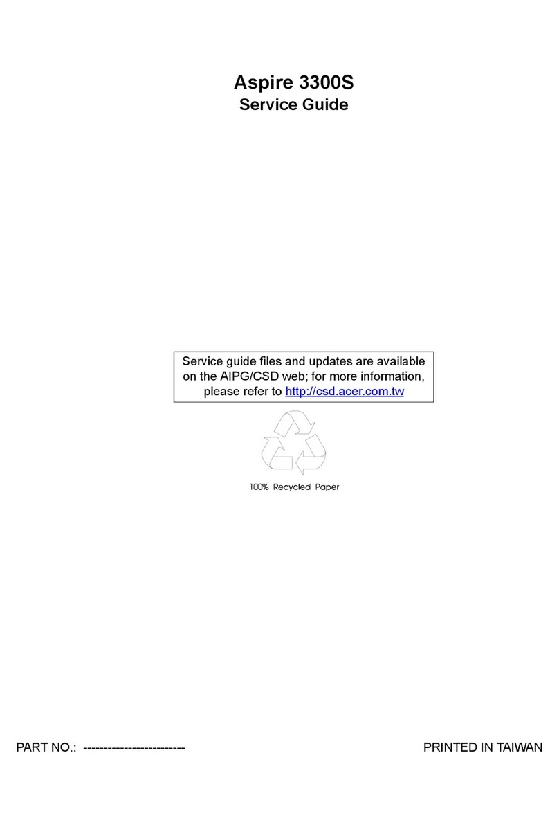 Acer Aspire 3300S Service guide