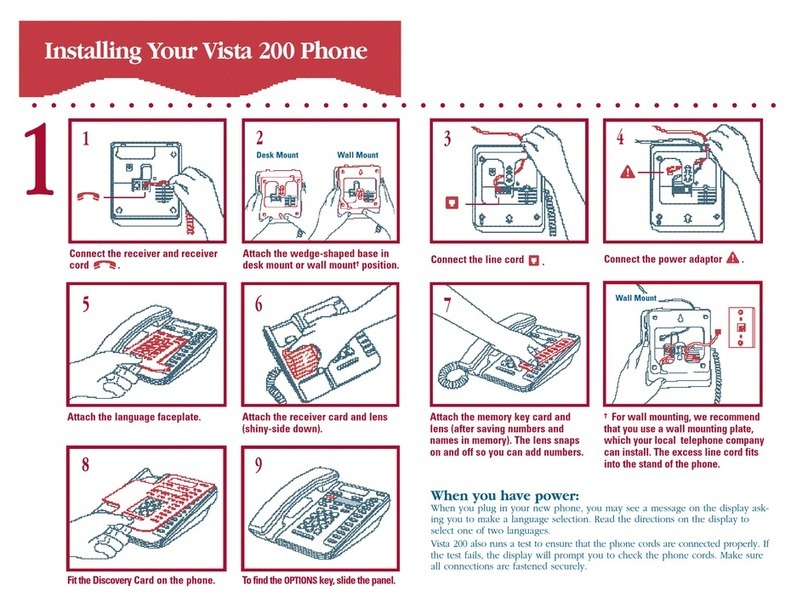 Aastra Vista 200 User manual