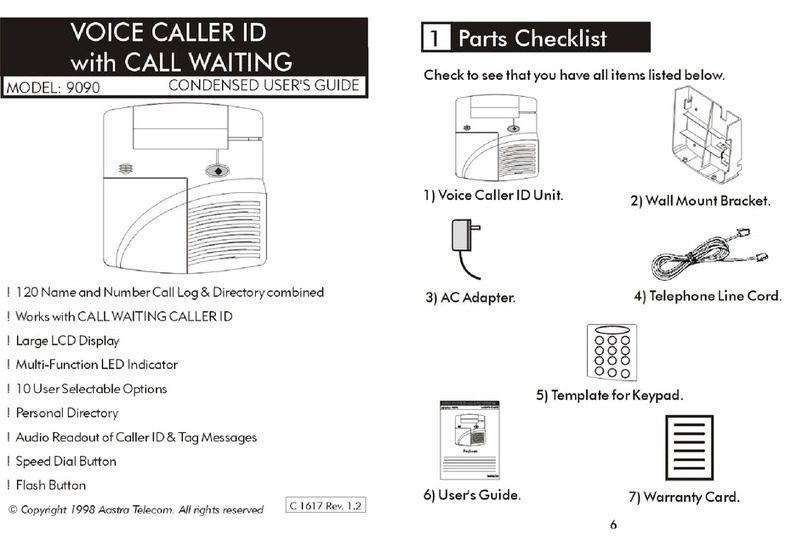 Aastra 9090 User manual